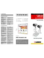 Lorex SHS-2S6183W Quick Setup Manual предпросмотр