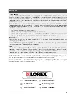 Предварительный просмотр 9 страницы Lorex Vantage L22LET10B Instruction Manual