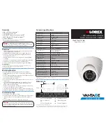 Lorex Vantage LDC6011PK2 Quick Start Manual preview