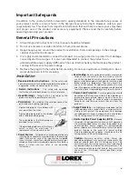 Preview for 7 page of Lorex Vantage LW2220 Instruction Manual