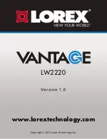 Preview for 28 page of Lorex Vantage LW2220 Instruction Manual