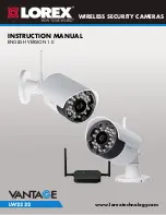 Lorex Vantage LW2232 Instruction Manual preview