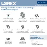 Lorex W452AJ Series Manual предпросмотр