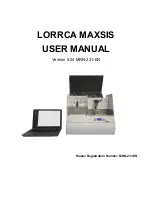 Preview for 1 page of Lorrca MaxSis User Manual