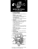 LORUS NREY704E Instruction Manual preview