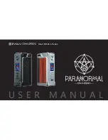 LOST VAPE Paranormal DNA 250C User Manual preview