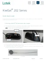 Preview for 1 page of Lotek KiwiSat 202 Series Quick Start Manual