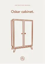 Предварительный просмотр 1 страницы LOTIE Oskar cabinet Instruction Manual