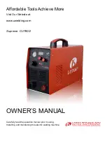 Lotos Technology Supreme CUT60D Owner'S Manual preview