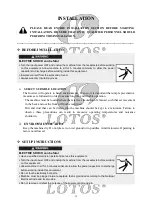 Preview for 13 page of LOTOS TIG140 Manual