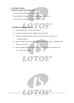 Preview for 16 page of LOTOS TIG140 Manual