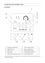 Preview for 8 page of LOTOS TIG200-DC Manual