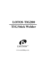 LOTOS TIG200 Operation Manual preview