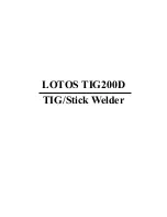 Preview for 1 page of LOTOS TIG200D User Manual