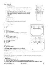 Предварительный просмотр 15 страницы LOTRONIC ibiza SOUND 10-7081 Instruction Manual