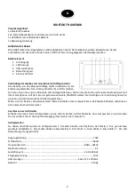 Preview for 4 page of LOTRONIC madison 10-5575MA User Manual