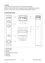 Предварительный просмотр 20 страницы LOTRONIC madison MAD-CENTER130CD-BK Manual