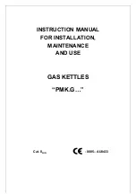 Preview for 37 page of Lotus cooker PMK G Series Instruction Manual For Installation, Maintenance And Use