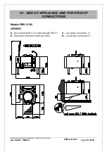 Preview for 59 page of Lotus cooker PMK G Series Instruction Manual For Installation, Maintenance And Use