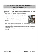 Preview for 163 page of Lotus cooker PMK G Series Instruction Manual For Installation, Maintenance And Use