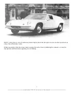 Предварительный просмотр 2 страницы Lotus 1972 EUROPA Workshop Manual