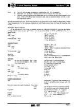 Preview for 17 page of Lotus 2004 ELISE Service Notes