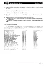 Preview for 279 page of Lotus 2004 ELISE Service Notes