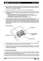 Preview for 325 page of Lotus 2004 ELISE Service Notes