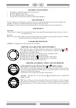 Preview for 33 page of Lotus CFA Series Instructions For Installation And Use Manual