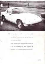 Предварительный просмотр 3 страницы Lotus Elan 1970 Workshop Manual