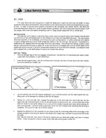 Preview for 39 page of Lotus Elise 2001 Service Notes