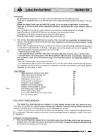 Preview for 72 page of Lotus Elise 2001 Service Notes