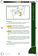 Предварительный просмотр 45 страницы Lotus ELISE 2007 Owner'S Handbook Manual