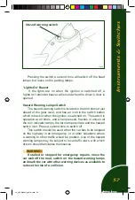 Предварительный просмотр 59 страницы Lotus ELISE 2007 Owner'S Handbook Manual