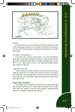 Предварительный просмотр 69 страницы Lotus ELISE 2007 Owner'S Handbook Manual