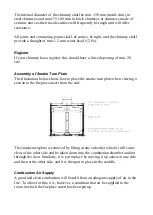 Предварительный просмотр 8 страницы Lotus H570T Assembly And User Instructions Manual