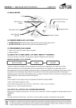 Preview for 2 page of Lotus ILM6P23/73 Instruction Manual