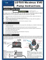 Предварительный просмотр 1 страницы Lotus Maximus EVO Series Instructions