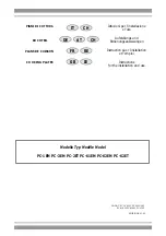 Предварительный просмотр 1 страницы Lotus PC-1EM Instructions For The Installation And Use