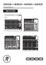 Preview for 1 page of LOUD Technologies 1202VLZ4 Quick Start Manual