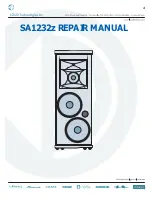 Предварительный просмотр 1 страницы LOUD Technologies SA1232z Repair Manual