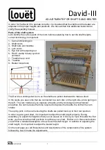 Louet David-III Quick Start Manual preview