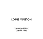 Preview for 1 page of Louis Vuitton Montre Mysterieuse Tourbillon Volant LV 110 calibre Manual