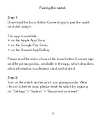 Preview for 18 page of Louis Vuitton Tambour Horizon Quick Start Manual