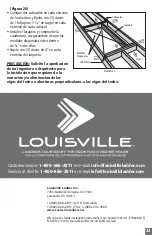 Предварительный просмотр 23 страницы Louisville AA2210 Installation Instructions Manual