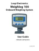 Loup Electronics Weighlog 100 User Manual предпросмотр