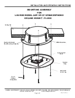 Preview for 6 page of Louroe Electronics AOP-SP-CF Installation And Operating Instructions Manual