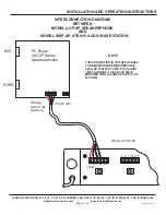 Предварительный просмотр 7 страницы Louroe Electronics AP-4TB Installation And Operating Instructions Manual