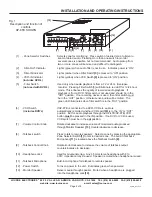 Предварительный просмотр 2 страницы Louroe Electronics AP-8TB Installation And Operating Instructions Manual