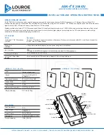 Предварительный просмотр 1 страницы Louroe Electronics ASK-4 304-DV Installation And Operating Instructions